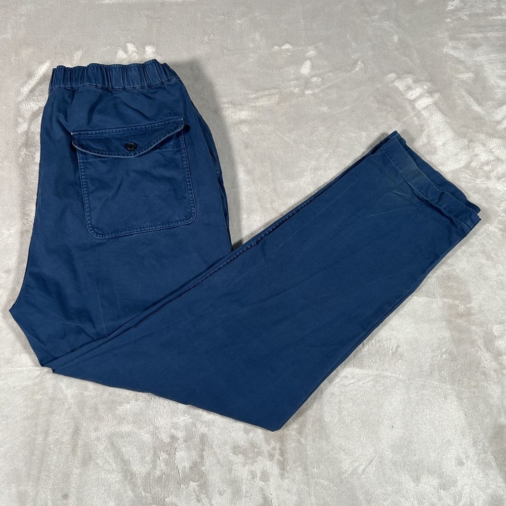 Outerknown Men The Field Pant Off Duty Drab Blue Organic Cotton 34x29 XL